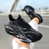 Youth style shoes Kids Lightweight Running Shoes School PE Test Breathable Anti-Slip Cushioned Athletic Sneakers Boys Girls