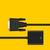 DVI 24+1 Pin To VGA Adapter Cable 125mm Long DVI-D To VGA Converter with Integrated Chip Support 1080P Video Output