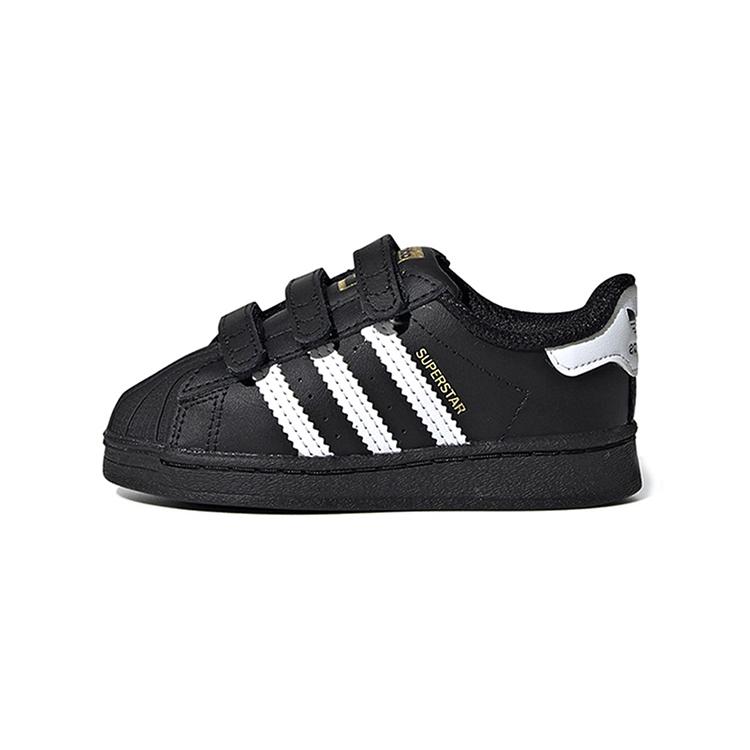 

Adidas Originals SUPERSTAR Cf I Synthetic Leather Hook and loop Low top Skateboard Shoes Black Infant And Toddler EF4843 20