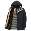 Cotton Jacket Men's Graphene Warm Cotton Jacket Thickened Casual Detachable Hat Cotton Jacket