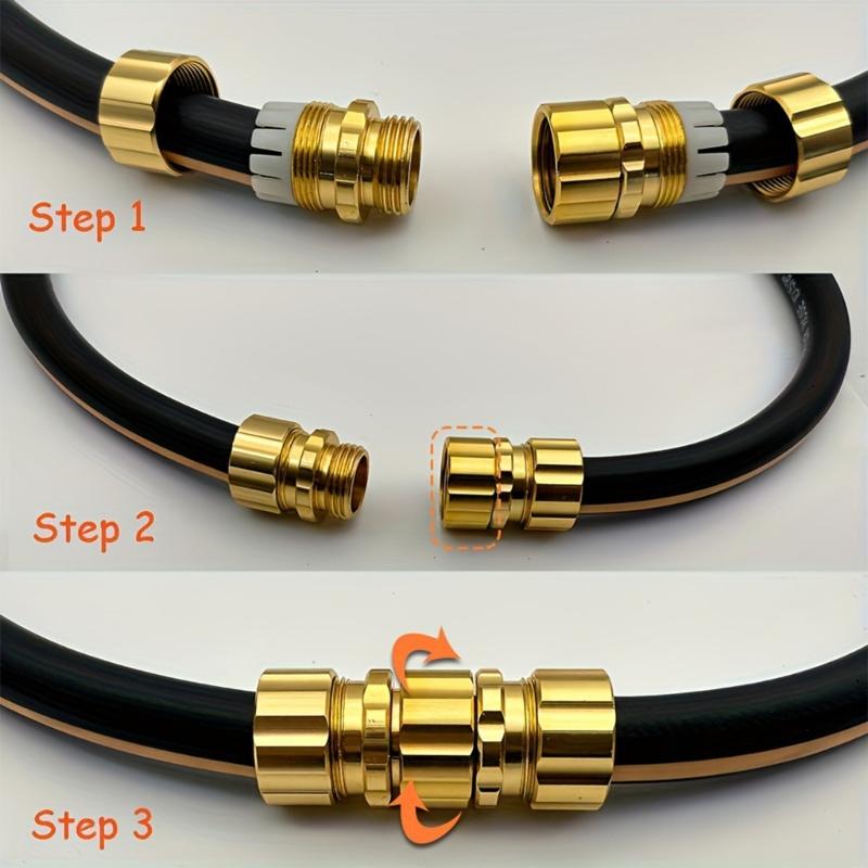 Quick connecting Swivel Connector Garden Hose Coupling Universals Water Pipe Fitting For Garden Irrigation Car Washing