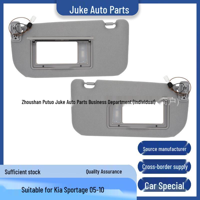 Compatible Gray Pair with Lights for 2005-2010 Kia Sportage (Part 85202-1F690LX)