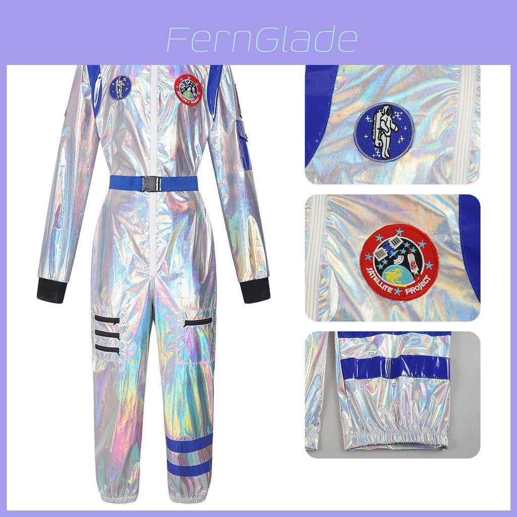 Astronaut Cosplay Suit For Adults And Kids With Polyester Fabric For Halloween And Anime Role Play