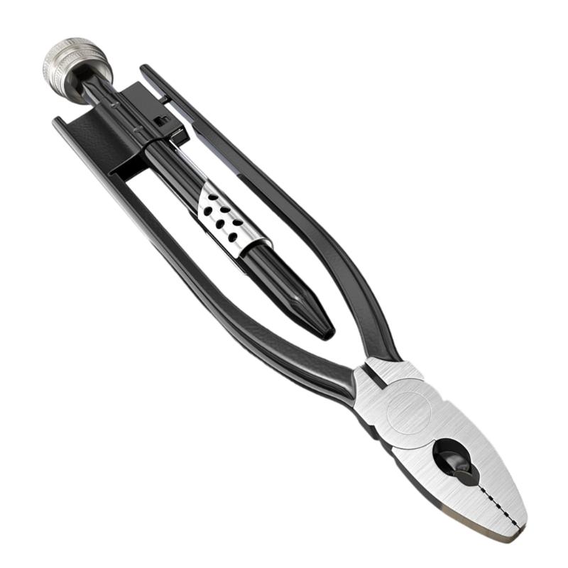 652F Heavy Duty Carbon Steel Cutting PliersTool With Safety Lock Mechanism For Electrical Repairs And DIY Projects