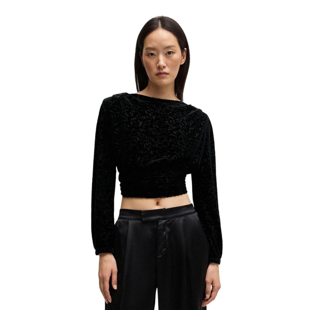 BOSS Womens/Ladies Edevory Devore Wrap Top