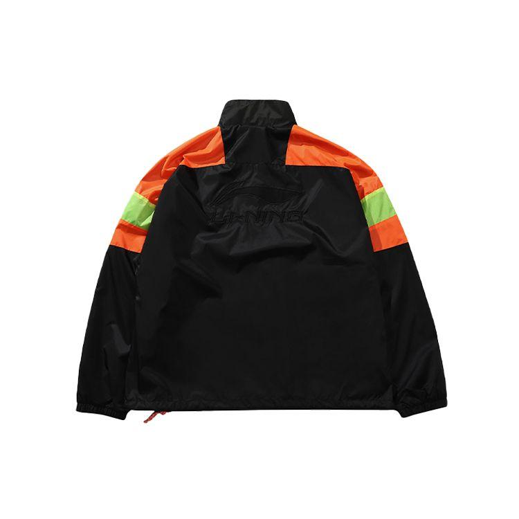 Li Ning New York Fashion Week Series Half Zip Pullover Sports Jacket Men Jacket Standard-Black AFDP619-1