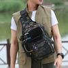 Multi-Functional Fishing Chest Pack Waterproof Tactical Sling Bag Outdoor Angling Hiking Camping Lightweight
