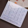 Flower Petals Animal Silicone Nail Mold Bow Floral Diy Design Manicure Template Carving Nail Art Soft Stamping Mold Tools