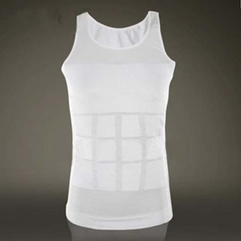 Men's Slimming Body Shaper Vest - Tummy Control & Chest Binder