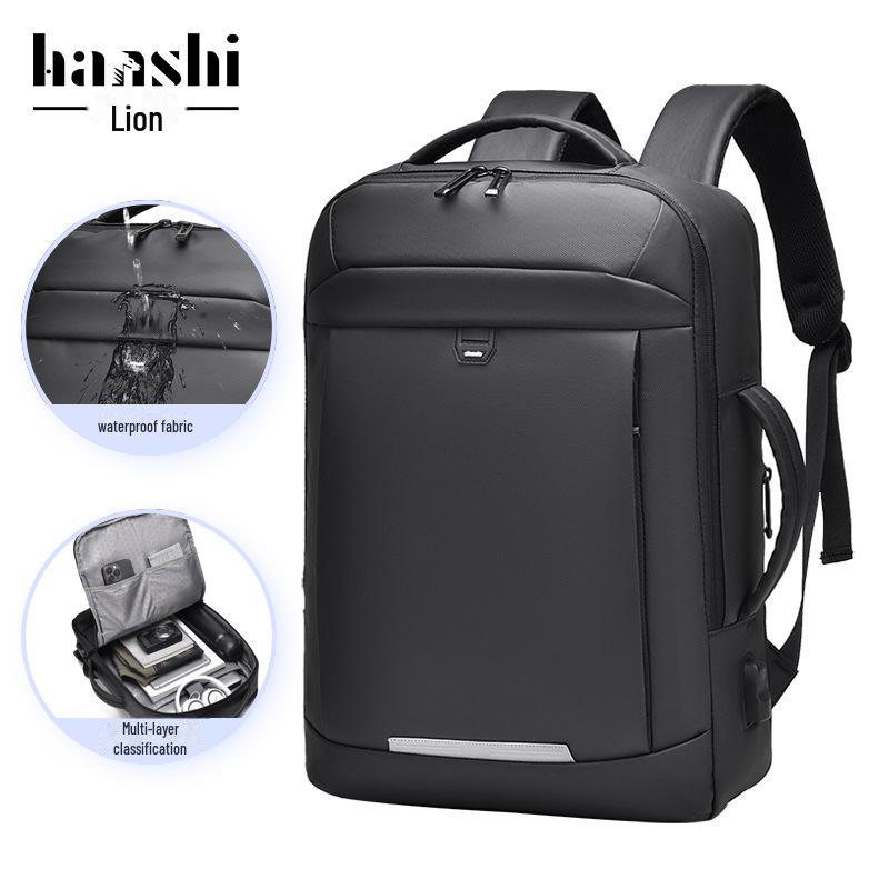 

High-End Waterproof Business Backpack: Stylish, Large-Capacity Travel & Laptop Bag 17 inches