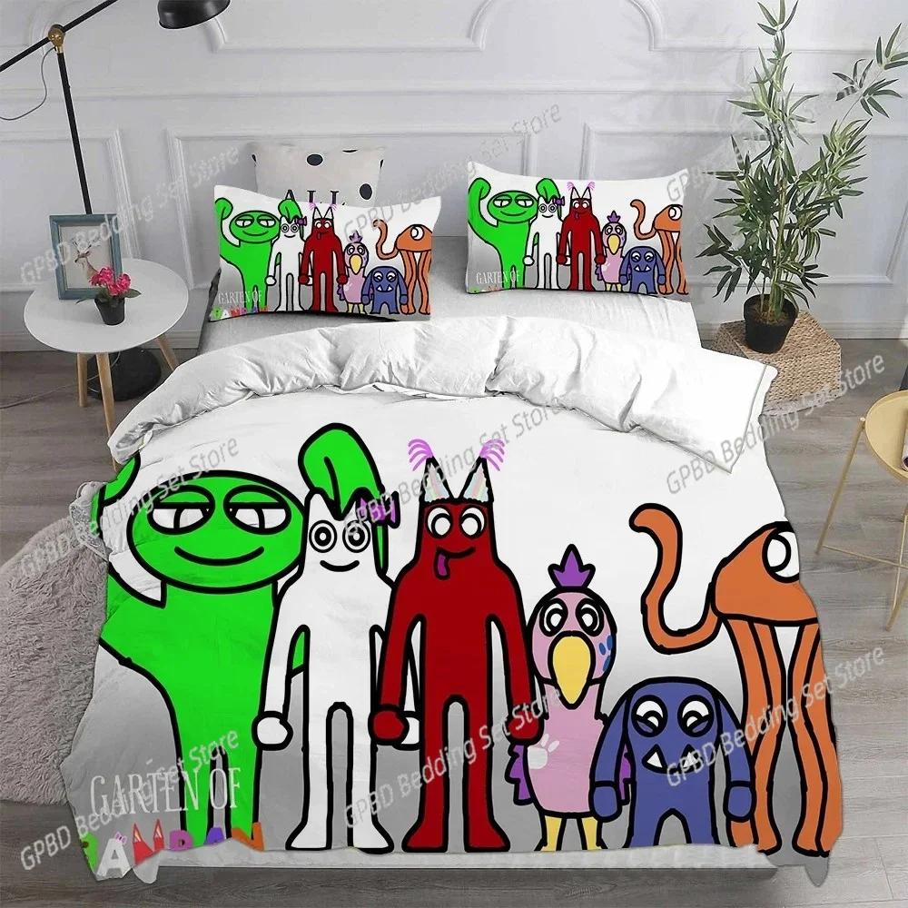 Game Garten of Banban 3D NEW Duvet Cover Pillowcase Bedding Set Adult Boy Girl Bedroom Decoration Children Single Double Large
