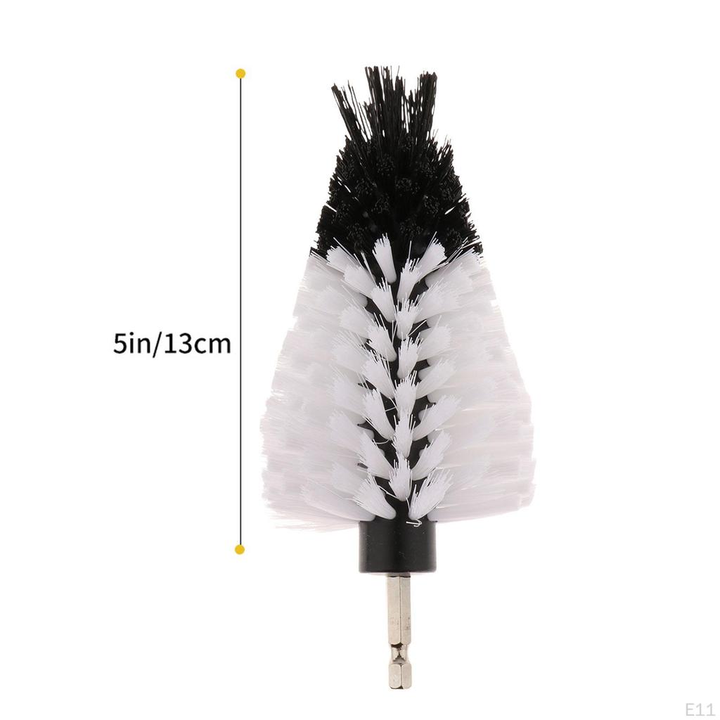 5inch Pointed Ball Car Wheel Cleaning Drill Brush Attachment Power Replacement
