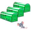 1pcs Human Mouse Traps Reusable Indoor Outdoor Mouse Trap with Cage Brush Rodent Trap High Sensitive Death for Indoor/Outdoor
