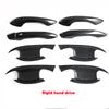 LHD RHD For MG S5/ES5 2025 2026 ABS carbon fiber Car Door Pull Door knob Catch Door Handle Bowl Cap Decoration Cover Accsesories