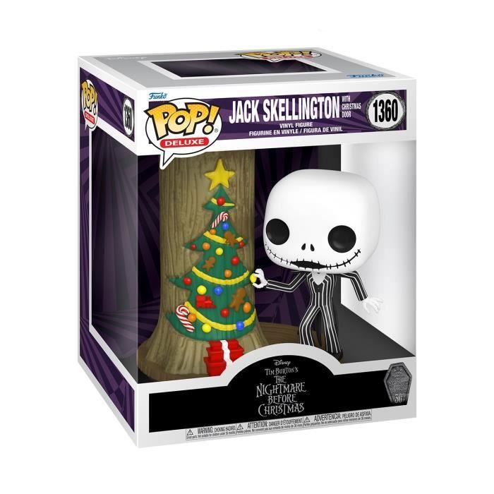 Figurine Jack (avec porte de Noël) - Funko Pop! Deluxe - The Nightmare Before Christmas 30ème anniversaire