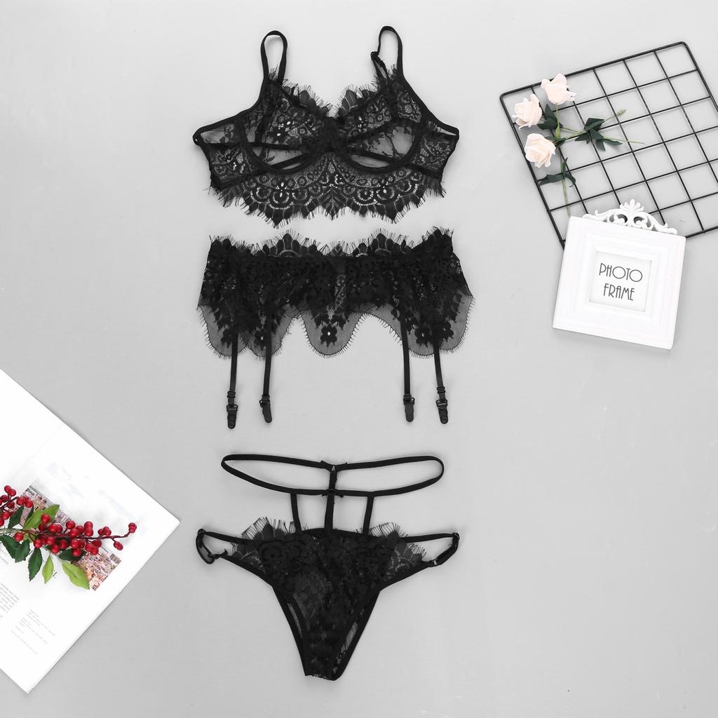 New Sexy Fashion Lace  Lingerie  Underwear Sleepwear G-string  Pajamas Garter