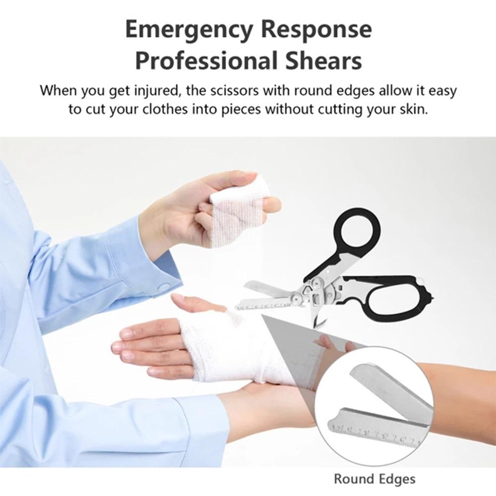 Werkzeug Schraubenschlüssel Multifunktionsschere Lebensrettungsschere Notfallschere Klappschere