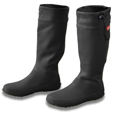 Botas de Chuva Fielda 24cm com Armazenamento Armazenamento Compacto (Tamanho / Preto) Bolsa, Unissex, Masculina, Feminina, Infantil, Cordão,