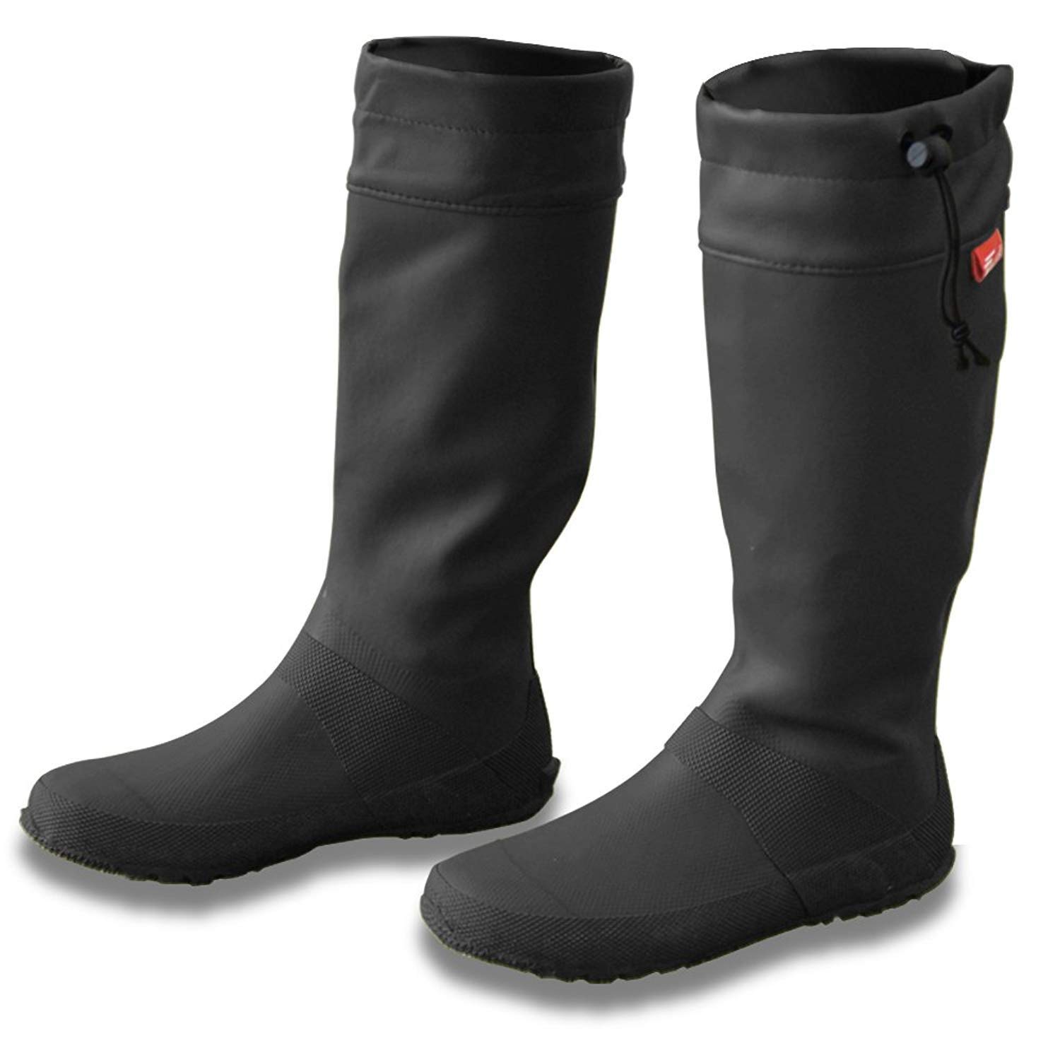 

Fielda Rain Boots 26cm with Storage Compact Storage (Size / Black) Bag, Unisex, Men s, Women s, Kids , Drawcord, чёрный