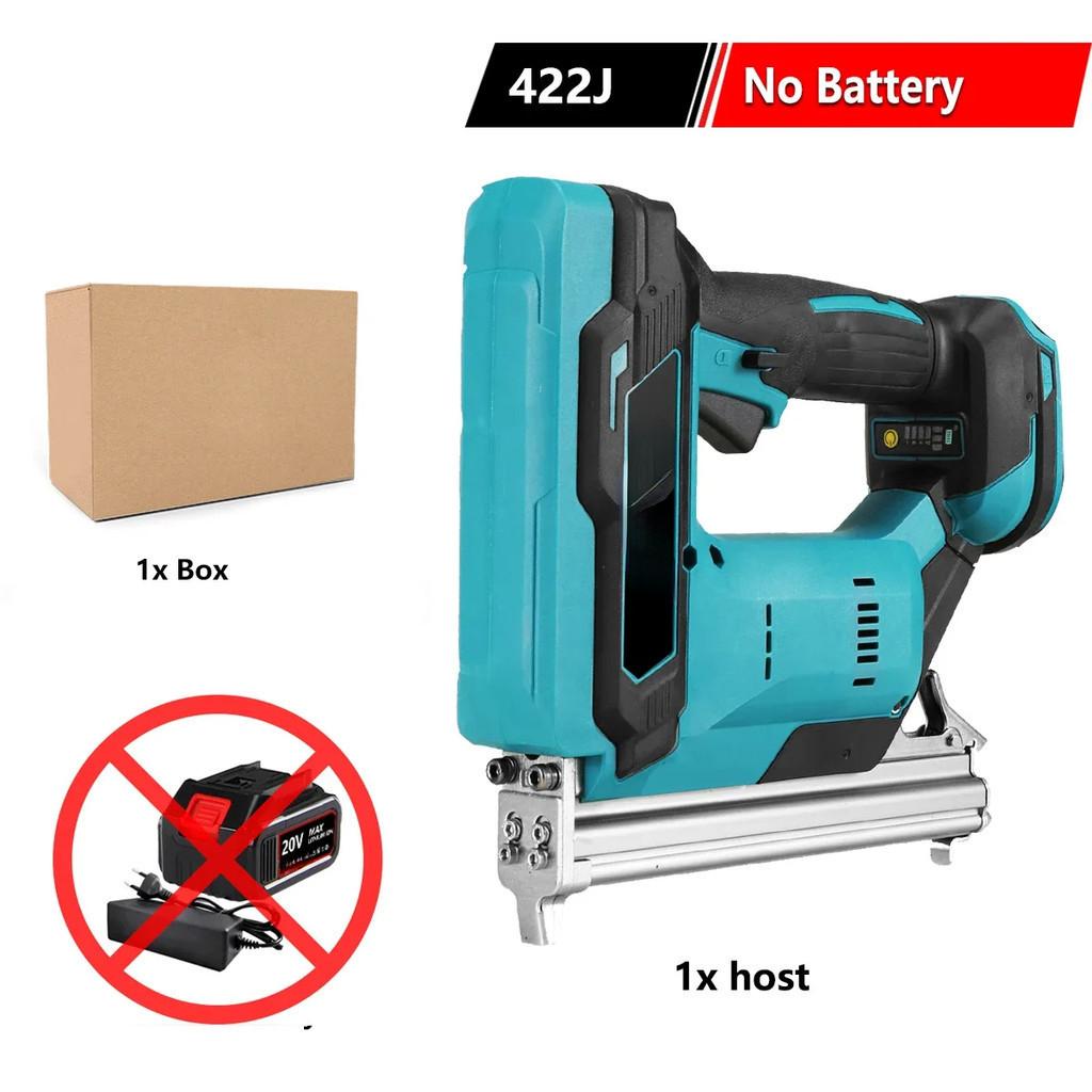 Straight U Staples Stapler Rechargeable Nailer Brushless Cordless Electric Nail Gun Portable Wood Working Tools