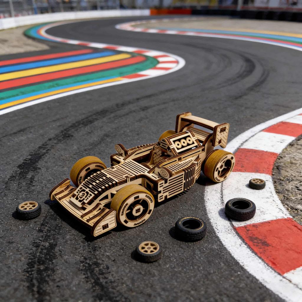 3D Wooden Puzzle Car DO-IT-YOURSELF Wooden Miniature Perfect as a Birthday Halloween Easter Christmas or Latest Year s Present