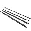 4Pcs Window Weatherstrips For Toyota Land Cruiser Prado 120 Series Side Door Moulding Rubber Trim Seal For Lexus GX470 2003-2009