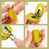 Strawberries Design Folding Nail Clippers High-End Portable Manicure Tools Key Fob Fruit Themed Nail Clippers f Personal Hygiene