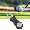 Portable Golf Green Divot Repair Tool Folding Ball Fork Lawn Repairing Golfer Practicing