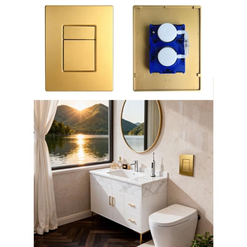 Modern Wall Hung Toilet GD2 Tank Panel 38732/38966 with ABS Component Wall Mounted Toilet Tank Cover Panel for GD2