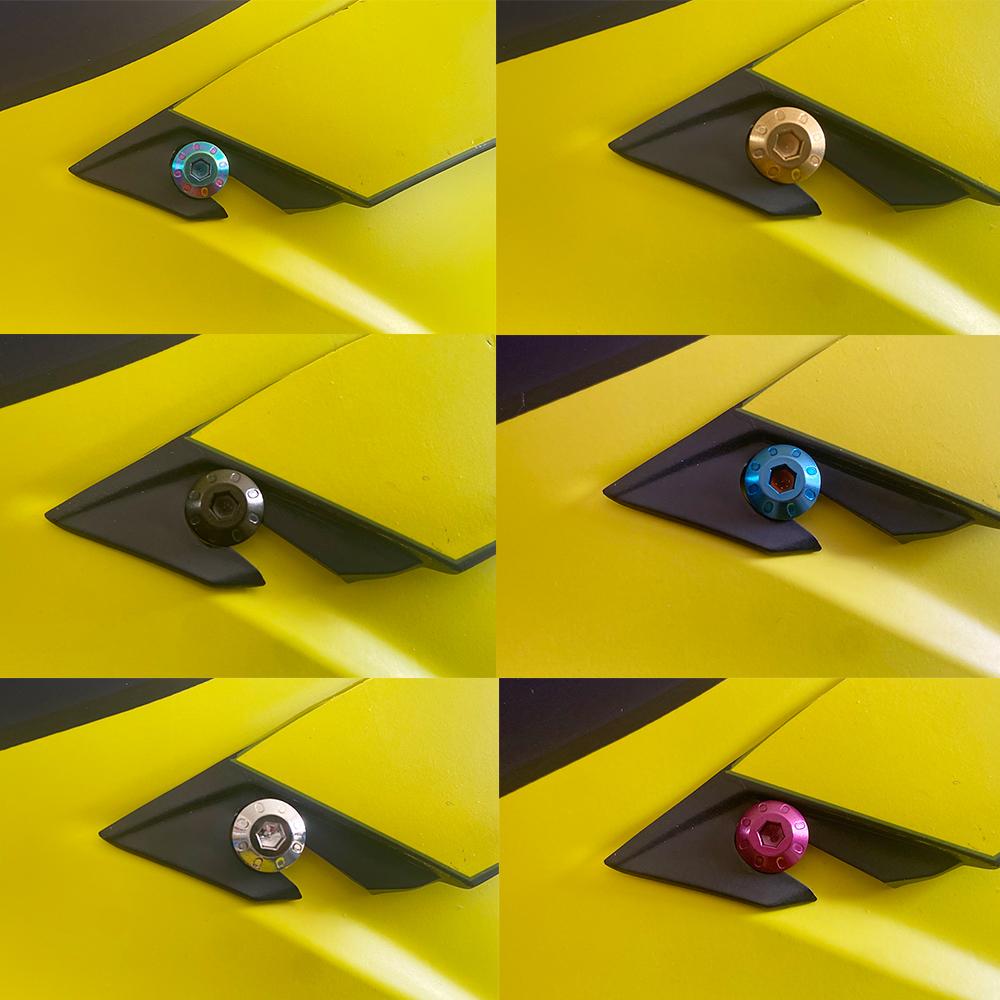 Pro AGV pista GPRR GPR Corsa R upevnění šroubu spojleru helmy Náhradní šroub helmy Tail Wing