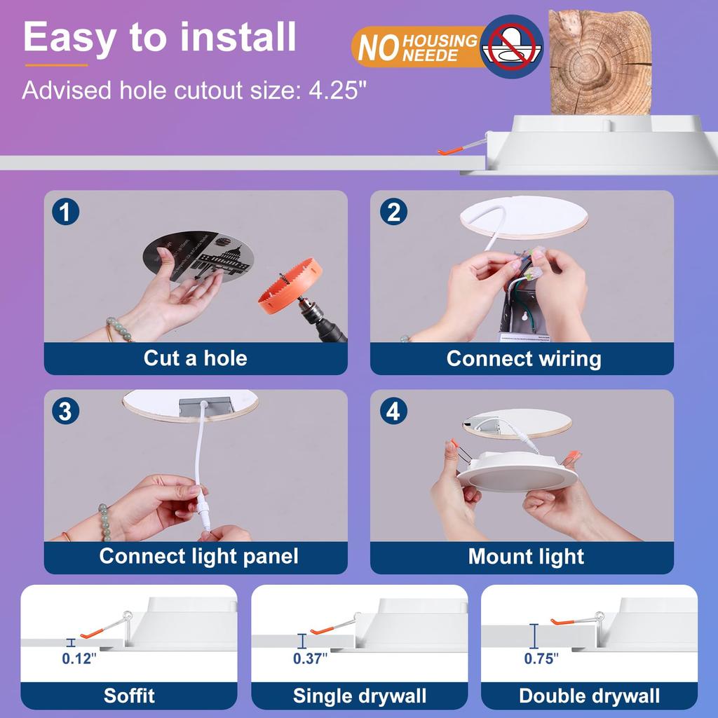 1/2/3/4PCS RGB LED Downlight 16colors Dimmable Spotlight 10W/15W IR Remote Led Down Light For Room Decor AC220V LED Panel