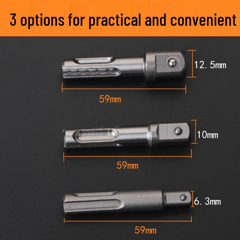 Rund zu Quadratisch SDS Schlagbohrfutter Adapterhülse