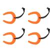 4Pcs Anti Pinch Door Clip Wedge Safety Stoppers Plastic Protector for Law Enforcement Door Stopper Alarm Emergency Fire