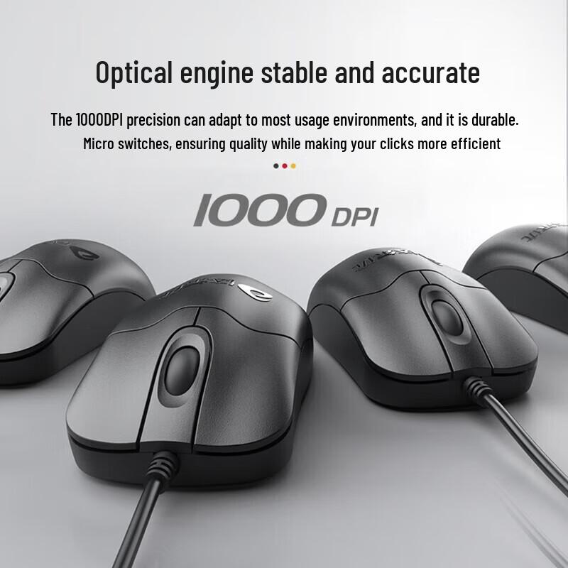 DAREU LM101 Wired USB Office & Gaming Mouse