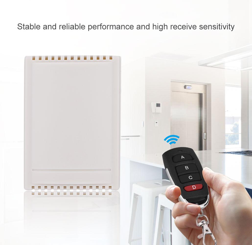 

12 В 4 канала 433 МГц многофункциональный беспроводной пульт дистанционного управления реле переключатель