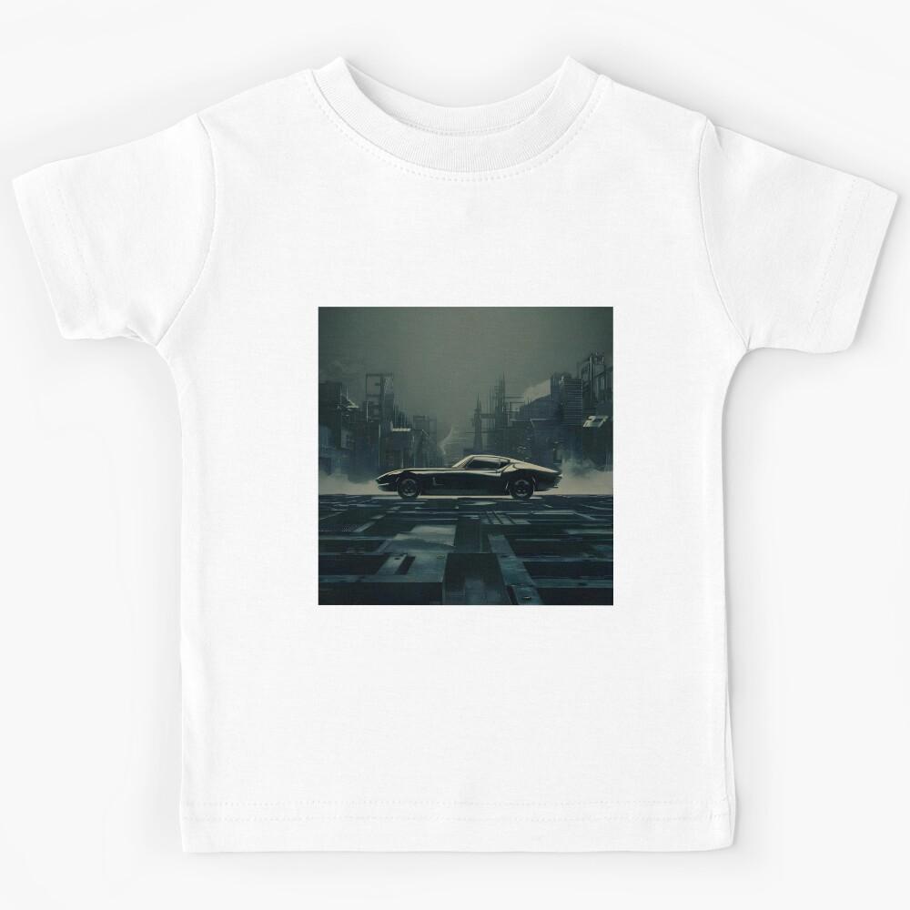 Car in a dystopian, industrial reality Kids T-Shirt 100