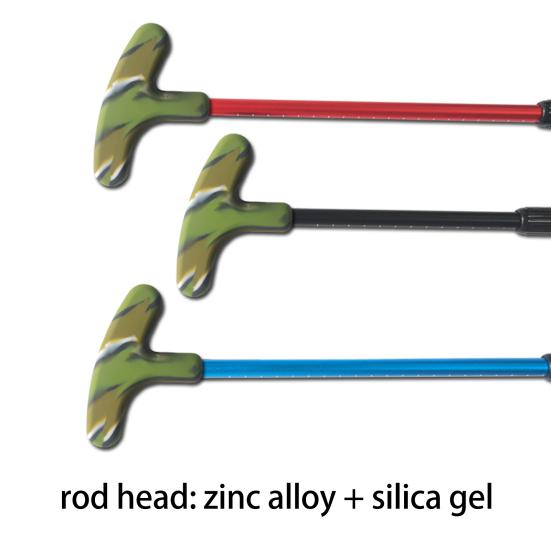 Golf Telescopic Putter Ergonomic Comfortable Grip Retractable Non-slip Adjustable Length Double-sided Club