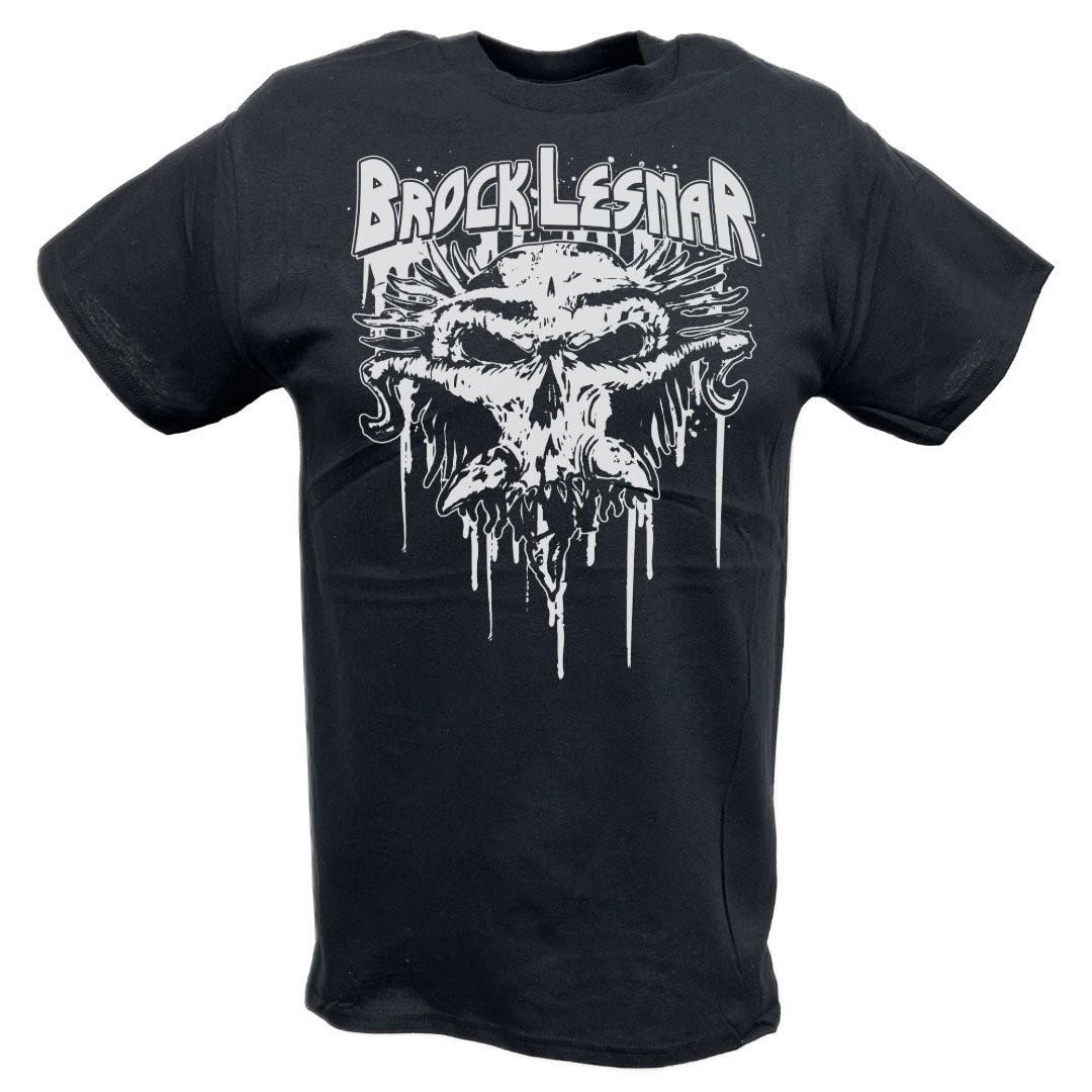 Brock Lesnar Carnage Skull Black Mens 100% Cotton T-shirt Mens Tees Top M
