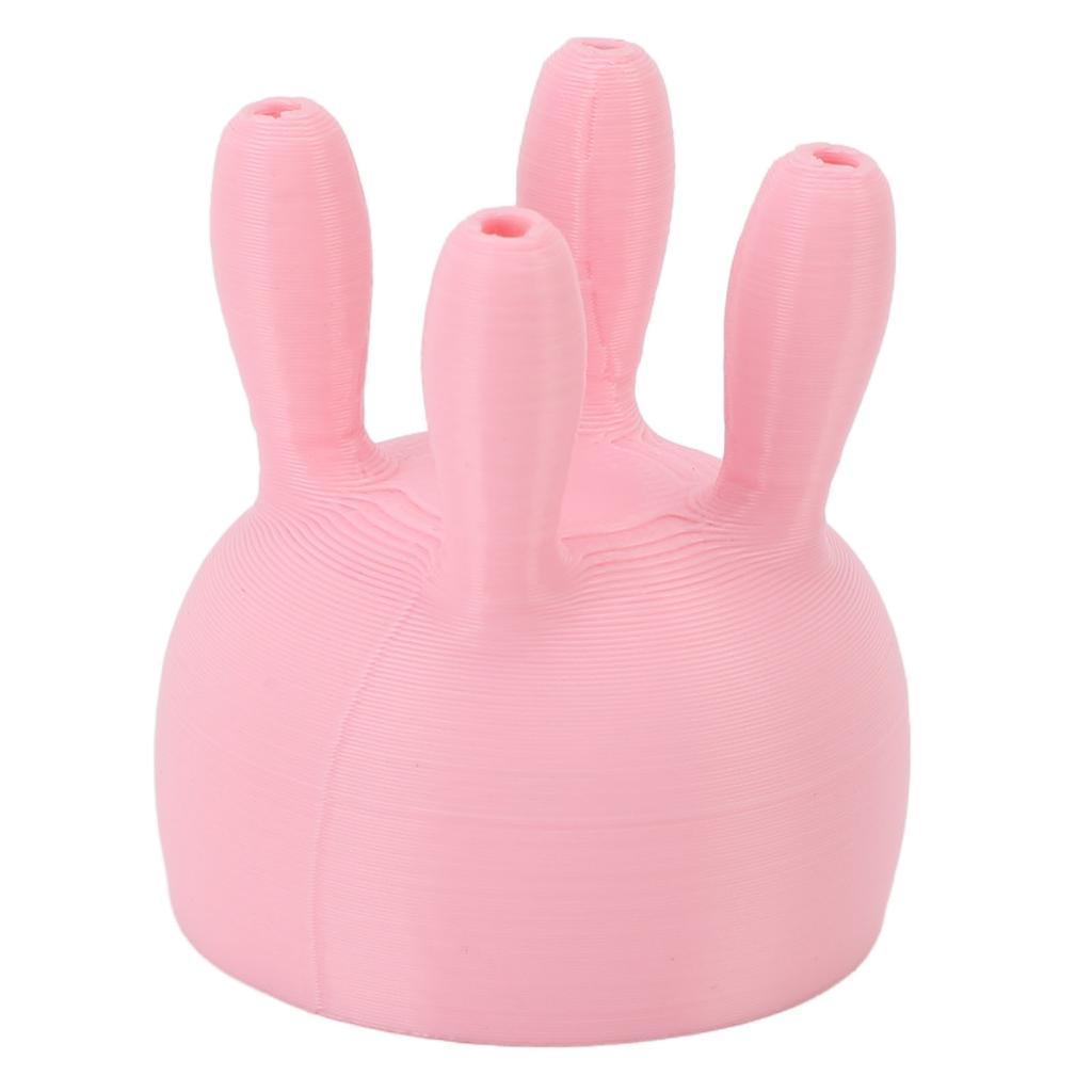 Roseate Cow Udder Milk Carton Cap Reusable Plastic 3D Printing Milk Carton Pouring Cap Diverter for Kitchen