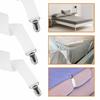 LIHAO Futon Clips, Anti-Slip Duvet Cover Clips, Extends Up To 220cm! Prevents Sheets and Futons from Slipping, 4-Pack, Anti-Slip Sheet Clips, Sofa She