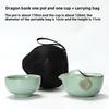 Household Tea Set Teapot Cup Portable Outdoor Kungfu Tea Set One Pot Two Cups Chinese Teas Ceremony Accessories Business Gift