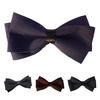 Men Formal Bow Tie Adjustable Design Double-Layered Bow Tie Non-fading Weddings Business Parties Bow Tie