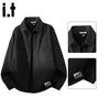 :CHOCOOLATEit Men's Japanese Retro Workwear Long Sleeve Shirt Jacket