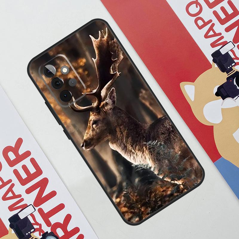 Deer Case For Samsung Galaxy A53 A16 A26 A36 A56 A55 A35 A15 A52 A32 A12 A33 A13 A14 A34 A54 A17