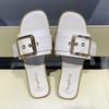 Fashion 2024 Women Open Toe Wear-resistant Office Flat Slippers Summer Anti-slip Lightweight Beach Sandals Slides Women Shoes for Women