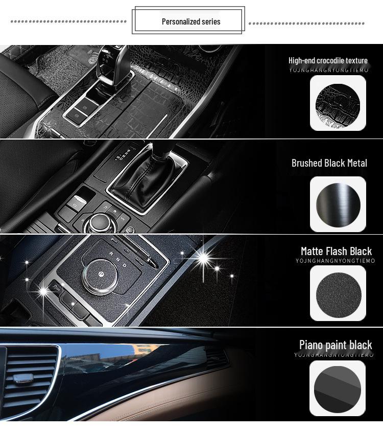 Volkswagen 13-14 Lavida Interior Carbon Fiber Decorative Film Sticker - No-Fade Replacement