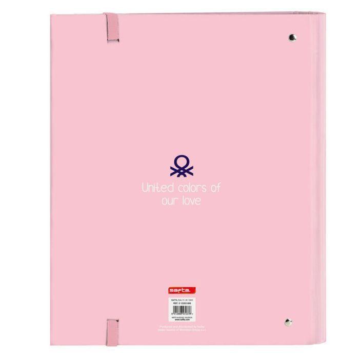 Classeur - Safta - 512253666 - 4 Ani 35 mm - Recharge Benetton Vichy - Multicolore