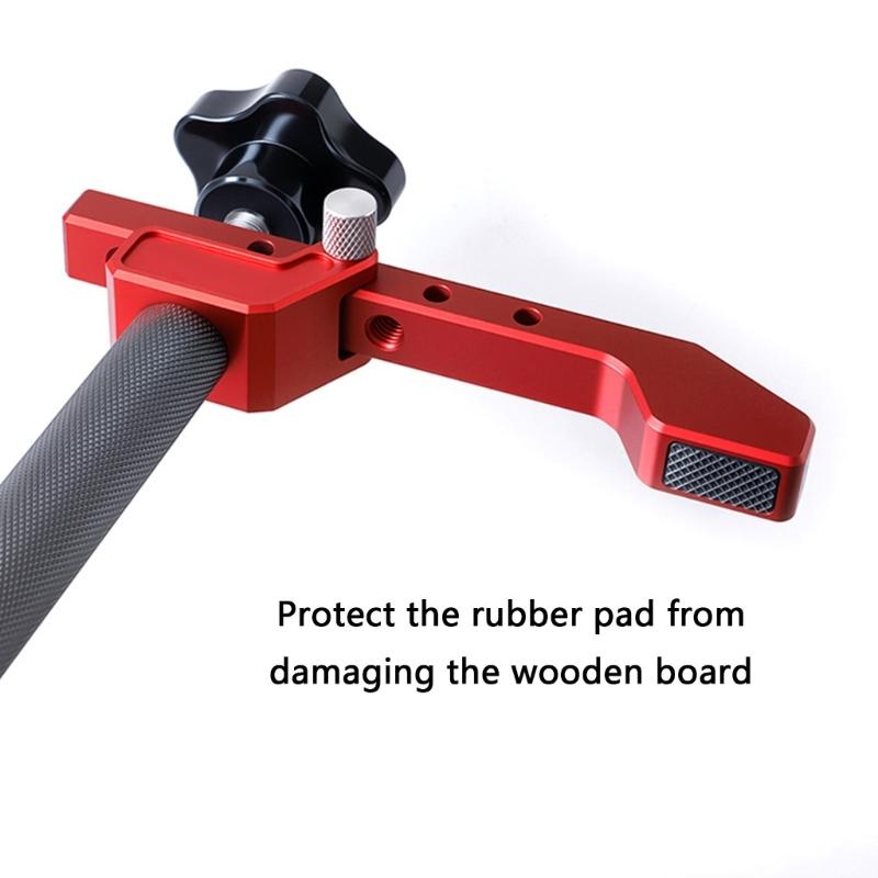 Aluminum Table Clamps Adjustable Benches Dog Clamps For Tables Featuring Adjustable And Firmly Fixed Jaw Pad Firm Grip