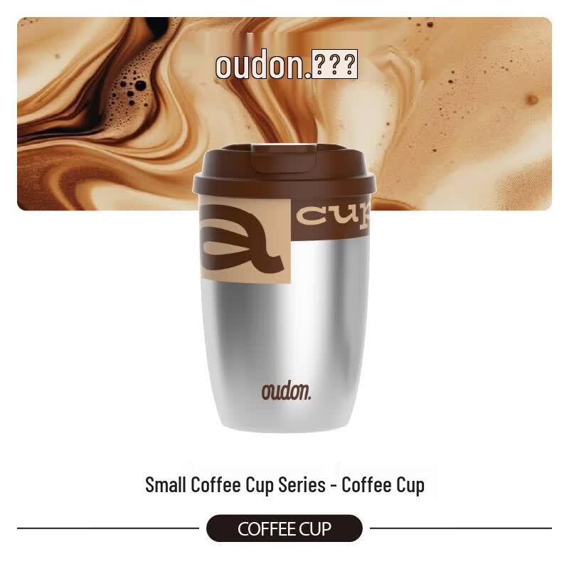 Oudelong 350ml Portable Stainless Steel Coffee Thermos Mug