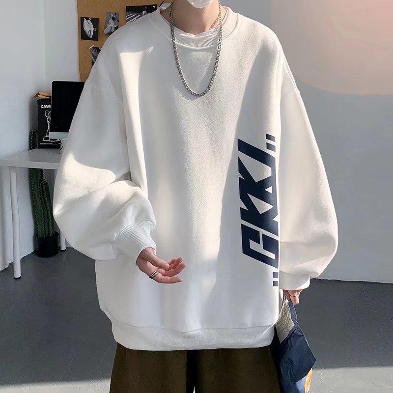 Sweater plus fat plus size men's clothing spring and autumn fashion 2025 new fat man 150kg crew neck long-sleeved t-shirt